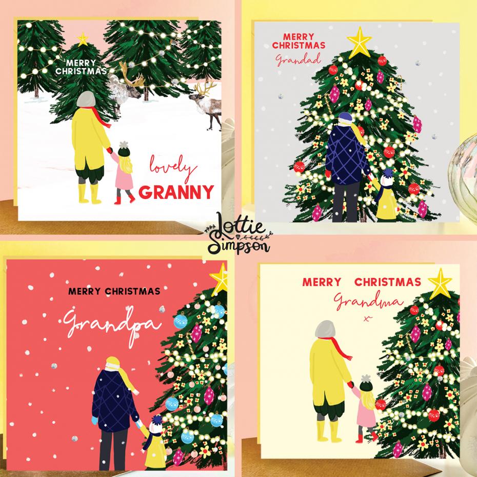Lottie Simpson Family Christmas Cards